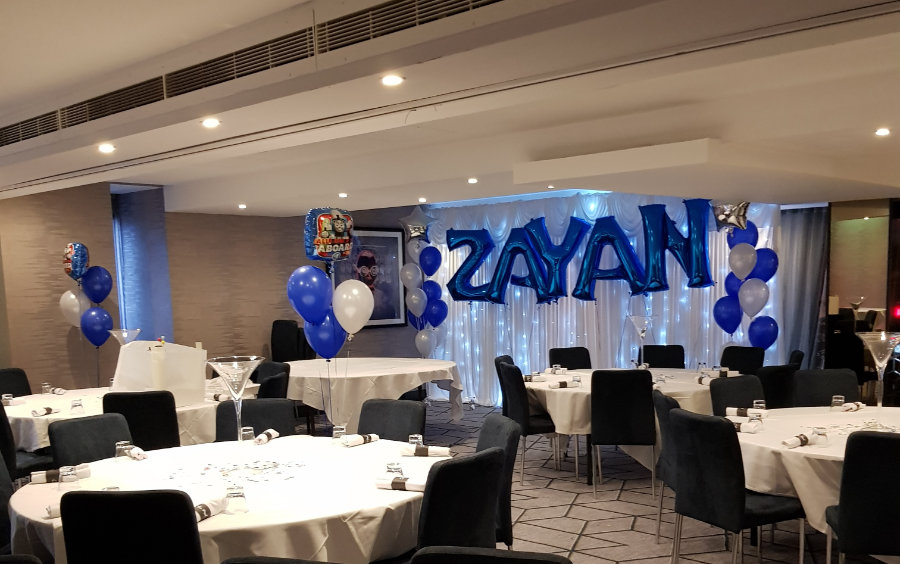 1st birthday party room at Malmaison Birmingham