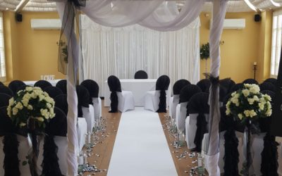 Classic Black and White Wedding Styling
