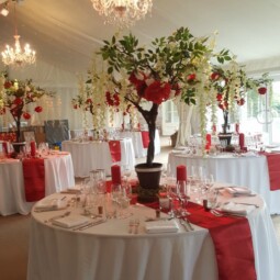 4ft wedding tree centerpieces with wisteria decor