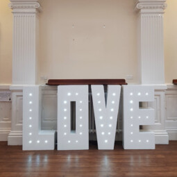 4ft LED LOVE letters
